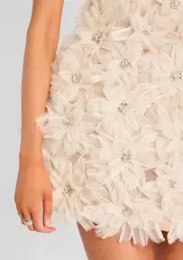 Juni Embellished Dress(Porcelain,XXS)