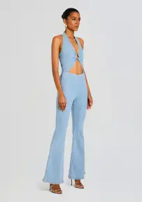 Kairi Denim Jumpsuit(Mercer,XXS)