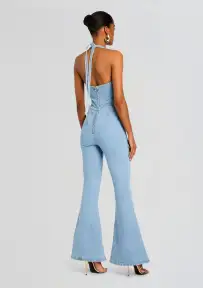 Kairi Denim Jumpsuit(Mercer,XXS)