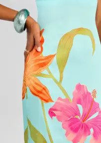 Vivi Dress(Aqua Primavera,XXS)