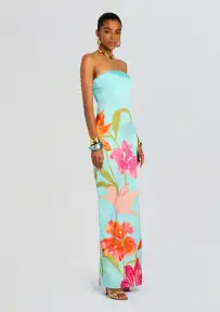 Vivi Dress(Aqua Primavera,XXS)