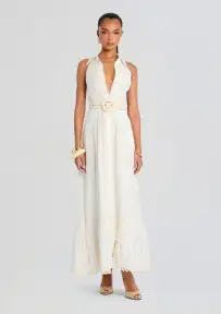 Anvi Shirt Dress(White,XXS)