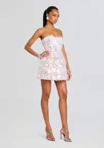 Alira Lace Dress(White,XXS)
