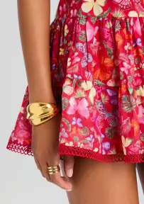 Angy Short Dress(Red 25,XS)