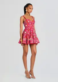 Angy Short Dress(Red 25,XS)