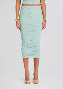 Pia Mesh Midi Skirt