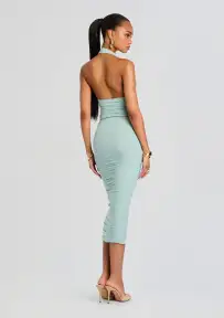 Pia Mesh Midi Skirt(Frosted Sea,XXS)