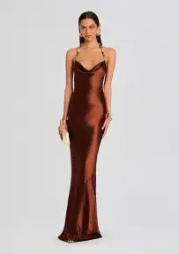 Finley Dress(Chestnut,XXS)