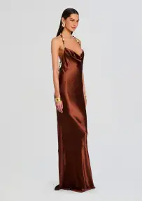 Finley Dress(Chestnut,XXS)