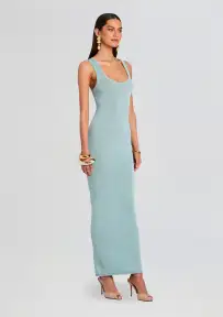 Jasmine Knit Dress(Frosted Sea,XXS)