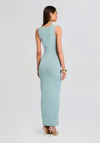 Jasmine Knit Dress(Frosted Sea,XXS)