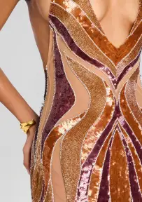 Emryn Embellished Dress(Multi,XXS)