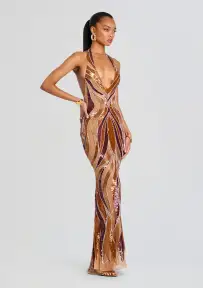 Emryn Embellished Dress(Multi,XXS)