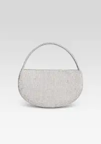 Betsy Medium Crystal Bag - Silver