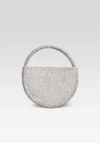 Betsy Small Crystal Bag - Silver