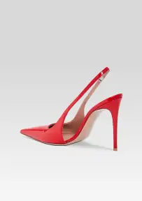 Cindy Slingback Heel(Red,35)