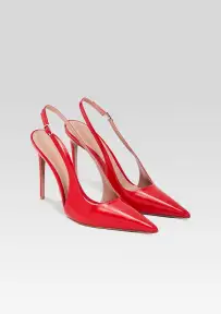 Cindy Slingback Heel(Red,35)