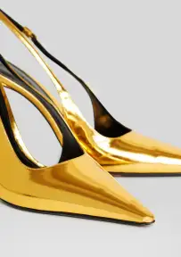 Cindy Slingback Heel(Gold,35)