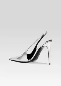 Cindy Slingback Heel(Silver,35)