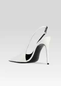 Cindy Slingback Heel(White,35)