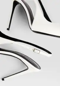 Cindy Slingback Heel(White,35)