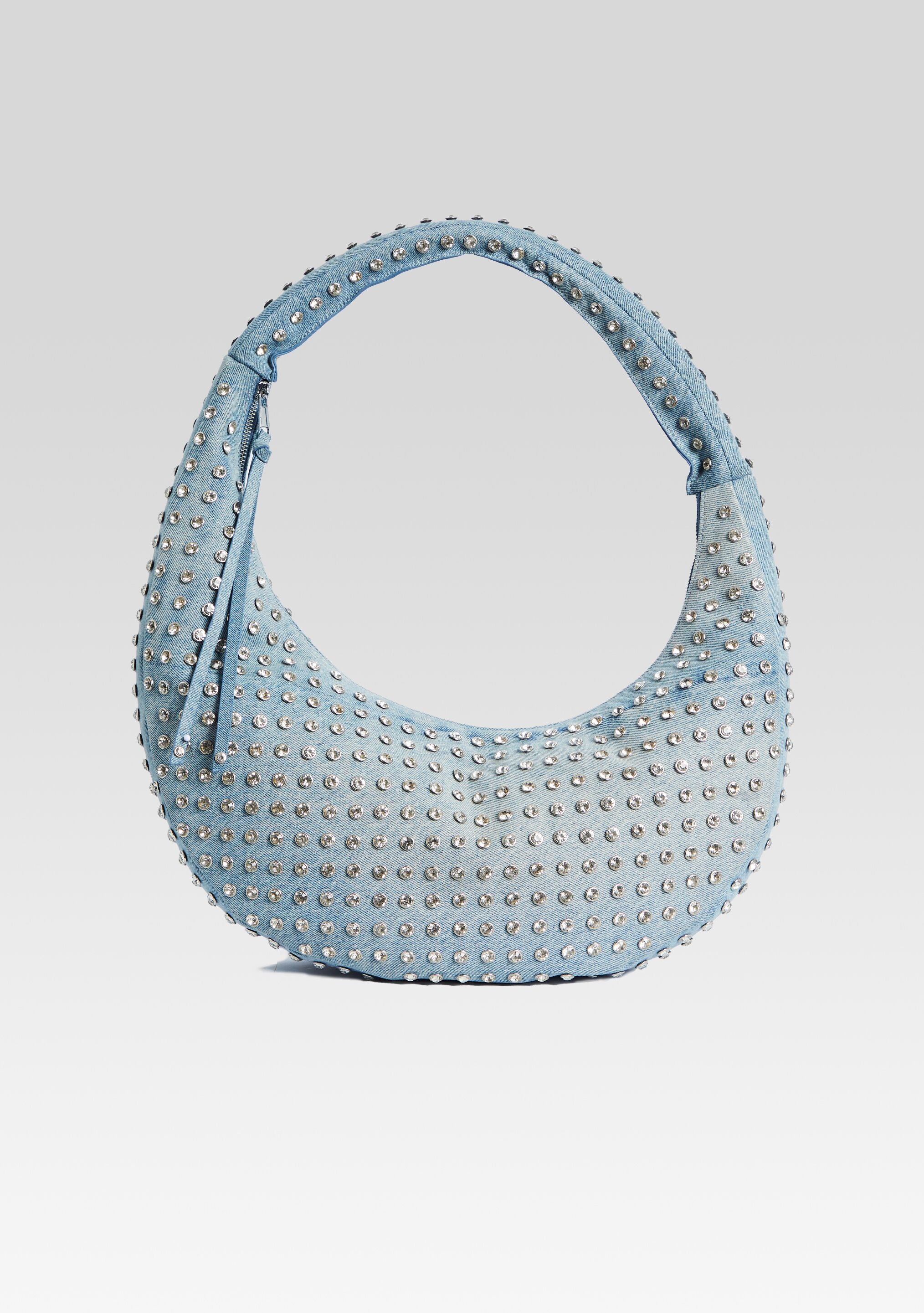 Elodie Large Bag - Chambray/Silver
