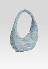 Elodie Large Bag - Chambray/Silver