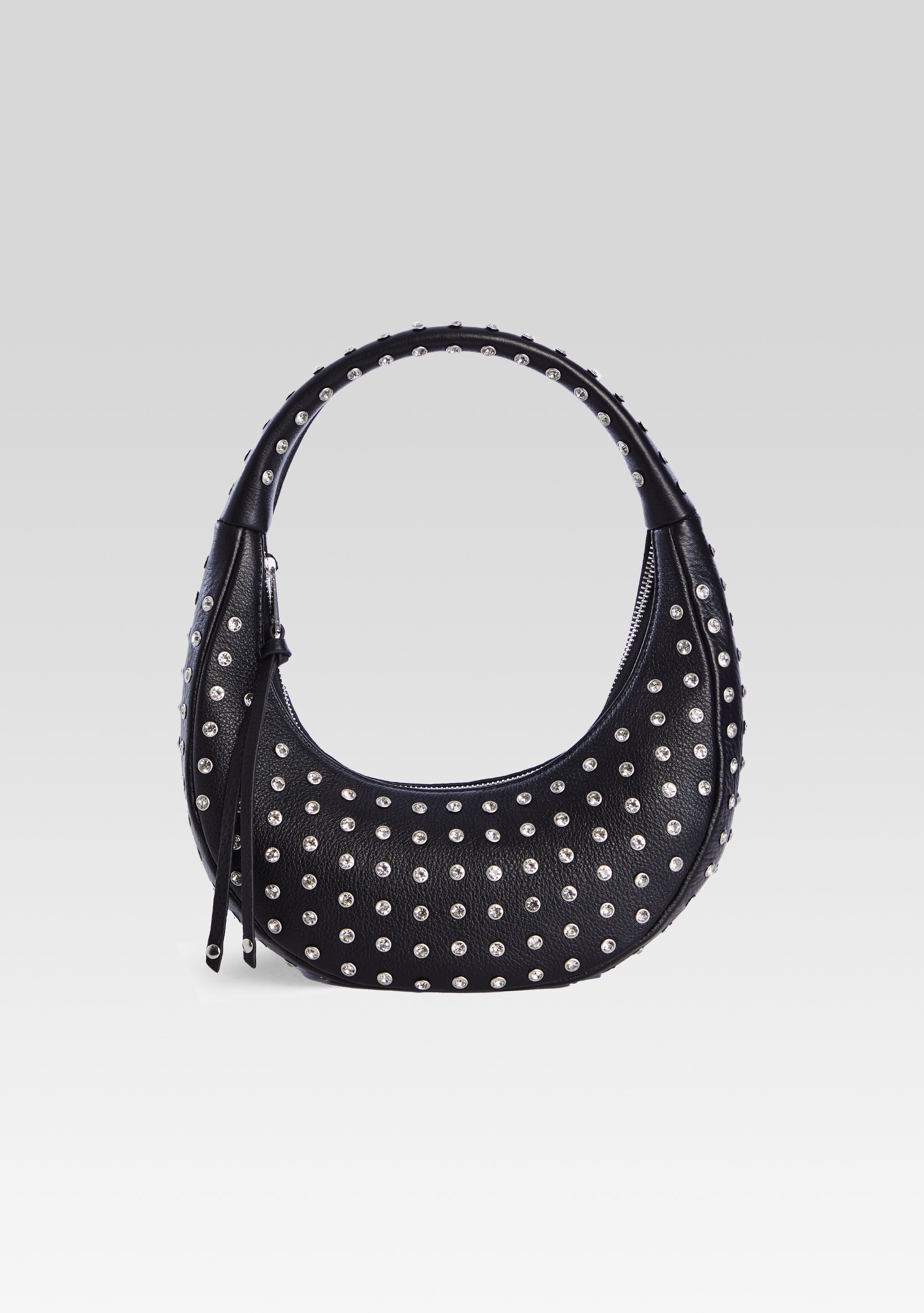 Elodie Medium Bag - Black/Silver