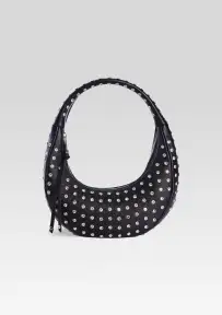Elodie Medium Bag - Black/Silver