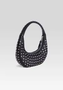 Elodie Medium Bag - Black/Silver
