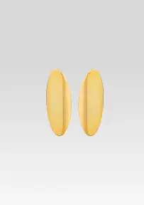 Oval Earring - Gold
