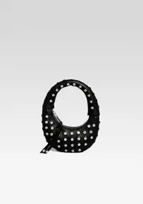 Elodie Small Bag - Black/Silver