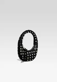 Elodie Small Bag - Black/Silver
