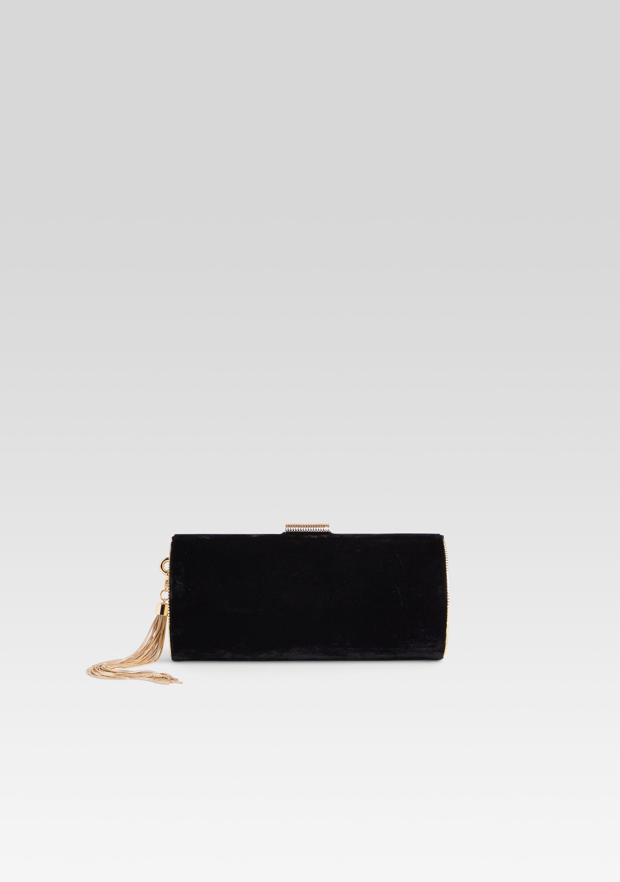 Gracelyn Clutch - Velvet Black