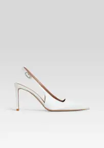 Evelyn Satin Slingback