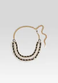 Sonya Pearl Chain Belt - Gold