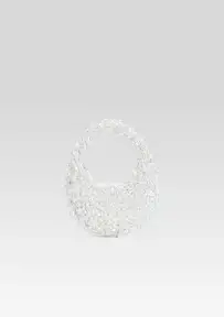 Lottie Pearl Bag - White