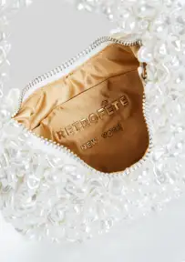 Lottie Pearl Bag - White