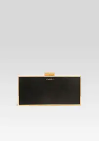 Milo Clutch - Black/Gold Metal