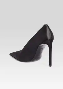 Mollie Satin Pump(Black,36)