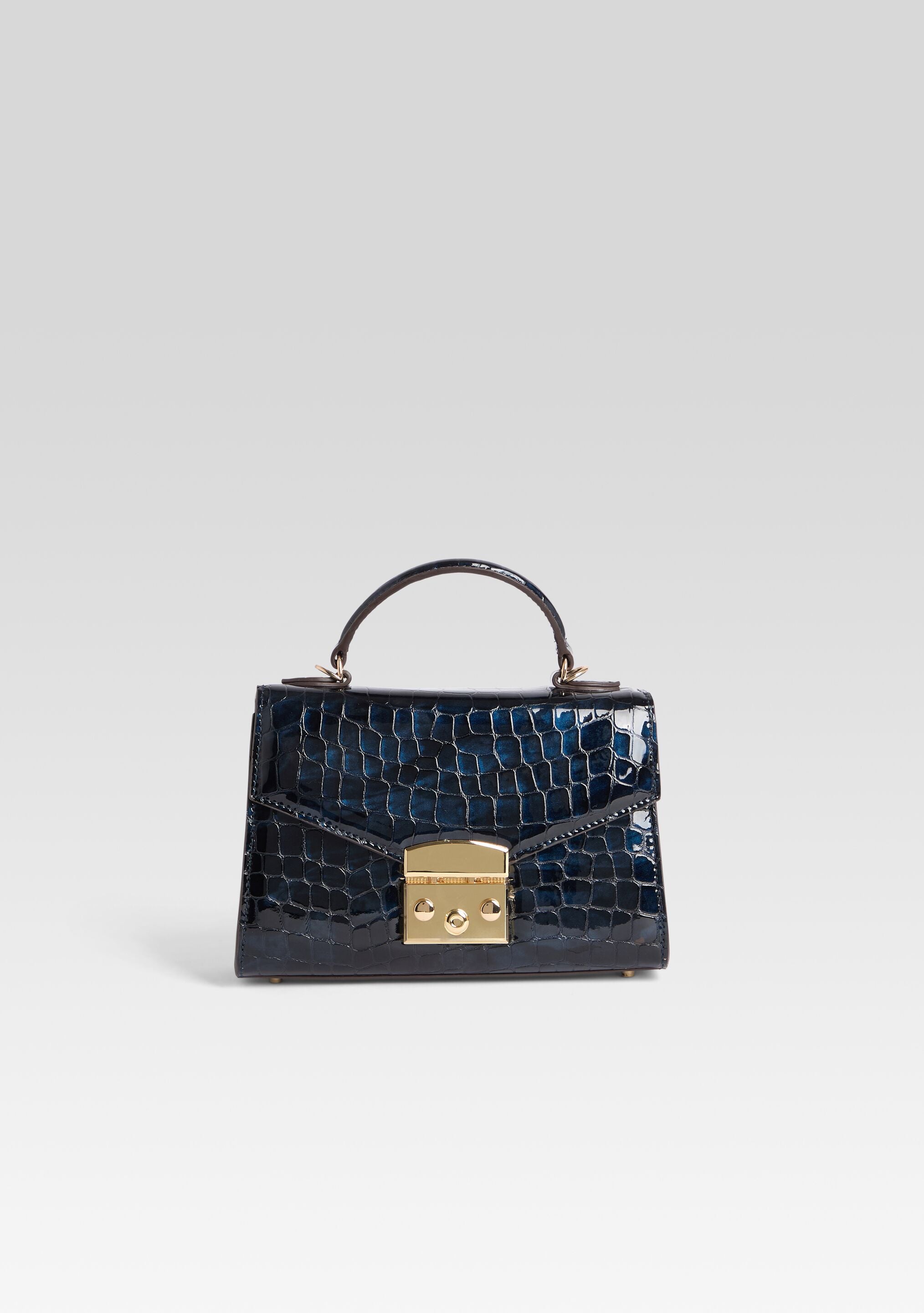 Renee Bag - Navy Croco