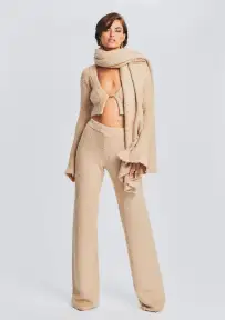 Boucle Scarf - Beige