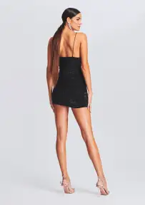 Jill Sequin Dress(Black,XXS)
