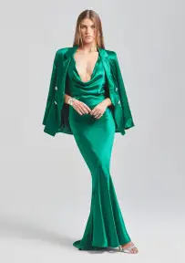 Eve Dress(Emerald,XXS)