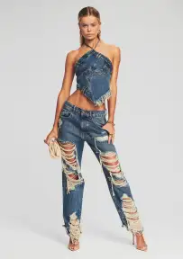 Zola Top(Worn Vintage Blue,XXS)
