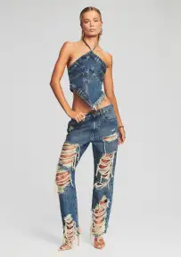 Zola Top(Worn Vintage Blue,XXS)