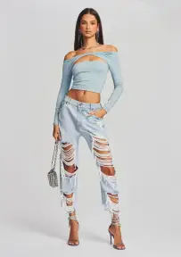 Omar Drop Boyfriend Jean(Light Laguna,22)