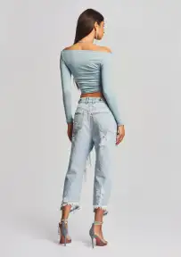 Omar Drop Boyfriend Jean(Light Laguna,22)
