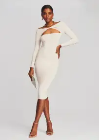 Irene Dress(Beige,XXS)