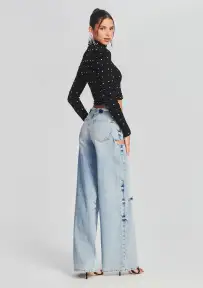Aston Wide Leg Jean(Coastline,22)